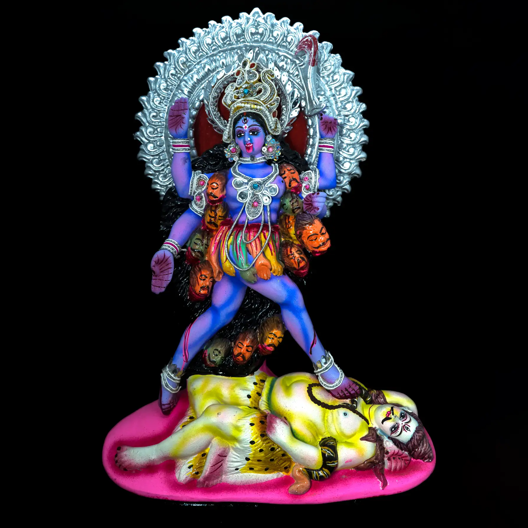Clay Dakshina Kali Terracotta MollisArts MollisArts